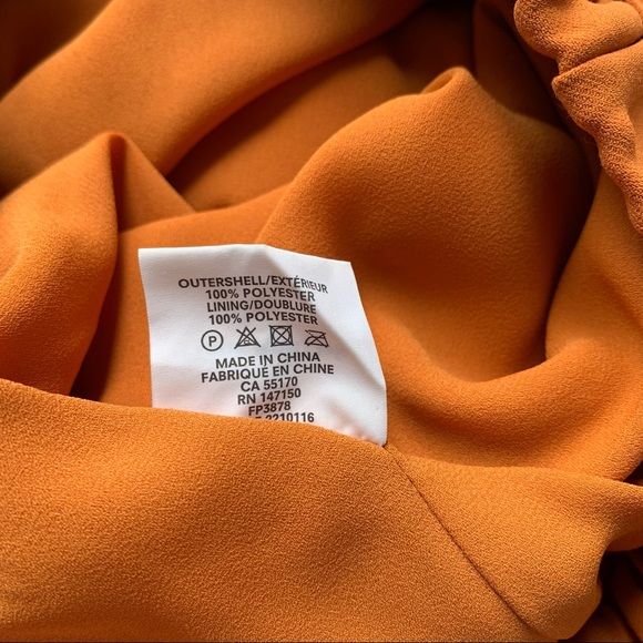 FRANK & OAK - Orange Pants, Size XS - Picture 7 of 9